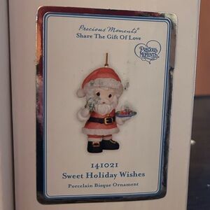 Precious Moments Sweet Holiday Wishes Santa Ornament